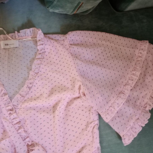 Crop top BSB size 42 like new, white and pink