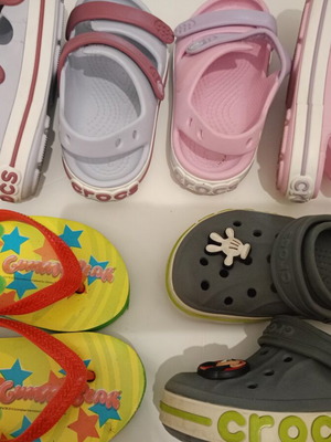 Children's Crocs shoes, 3 pairs plus 1 other brand, size 9