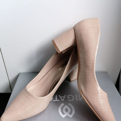 Just Me pumps size 38 beige heel height 6.5 cm like new