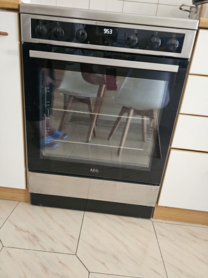AEG κεραμικός ηλεκτρικός φούρνος 73L, inox