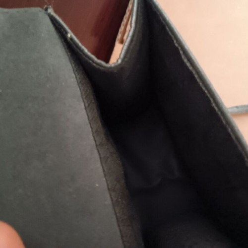Small crossbody bag used, gray and blue