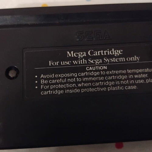Desert Speedtrap Sega Master System game used, adventure