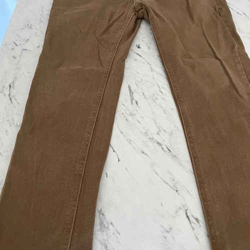 Primark brown skinny fit pants used, acid washed