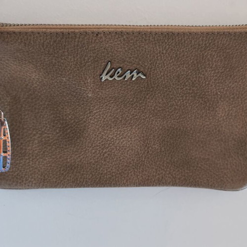 Kem leather shoulder bag, brown
