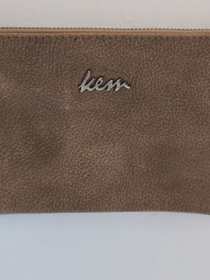 Kem leather shoulder bag, brown