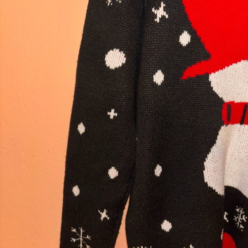 Winter sweater like new, size 2XL, black and red