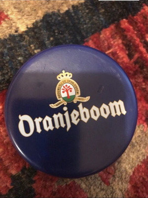 Oranjeboom vintage promotional magnet like new, blue