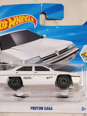 Hot Wheels Proton Saga new with creased top card part