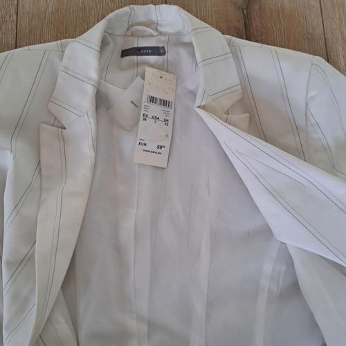Zero Base women's blazer new, white, size S