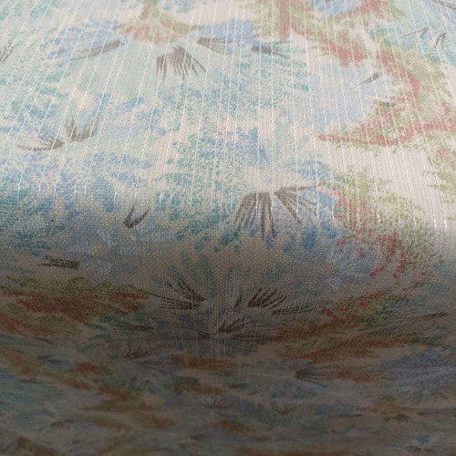 Curtain fabric from Spain new, soft polyester opaque