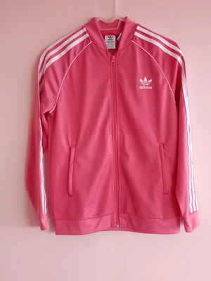 Adidas Originals jacket used, pink, women's Small-Medium