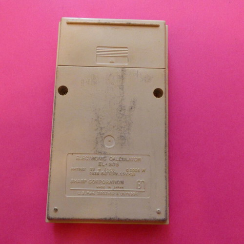 Vintage Sharp EL-305 calculator used, functional