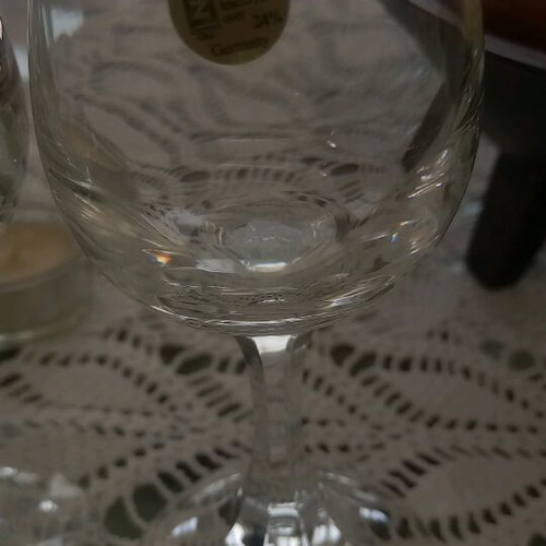 Echt Bleikristall Germany crystal wine glasses new, set of 2
