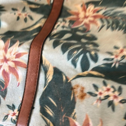 Achilleas Accessories large shoulder bag used, multicolor, leather straps