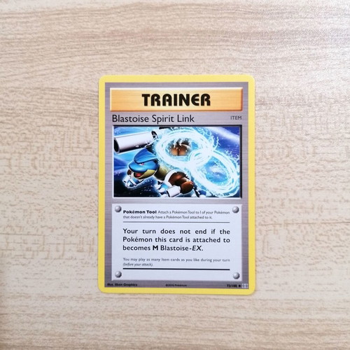 Pokémon Blastoise Spirit Link Evolutions 2016 card new