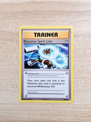 Pokémon Blastoise Spirit Link Evolutions 2016 card new