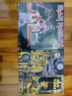 Iron Maiden 2πλο LP single 1985 σαν καινούργιο metal