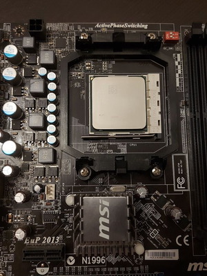 MSI GF615M-P33 MS-7597 Ver.1.2 motherboard like new with AMD Athlon II X2 250 CPU