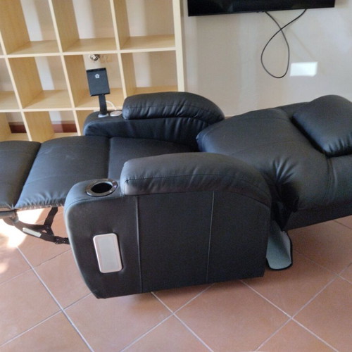 Electric recliner armchair with massage like new