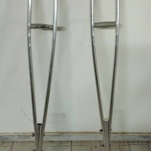 Aluminum crutches used
