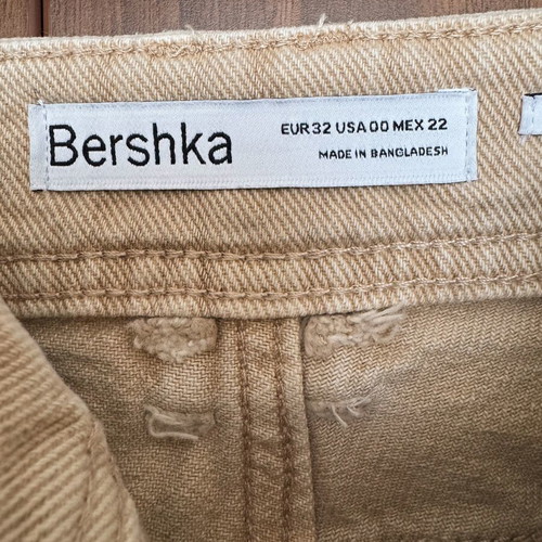 Bershka Wide Leg Jeans like new, beige, size XXS