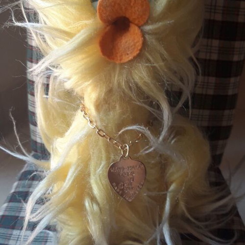 El Greco plush duck used, handmade, made in Greece