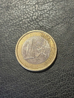 Euro coins used, year 2002
