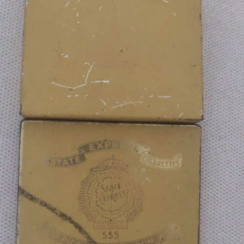 State Express 555 Iron Cigarette Box used