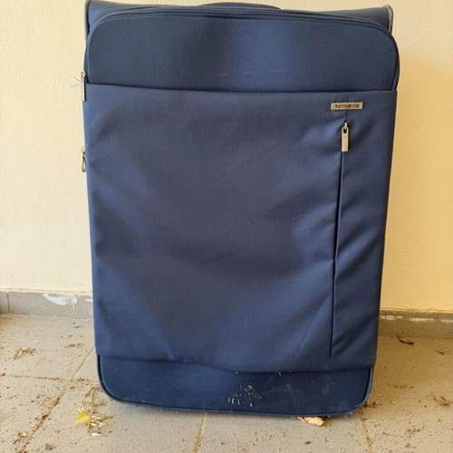 Samsonite Base Boost Spinner 78 EXP Large suitcase, navy blue