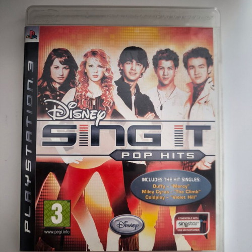 Disney Sing It Pop Hits PS3 game used