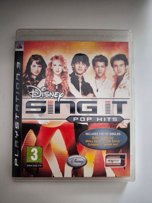 Disney Sing It Pop Hits PS3 game used