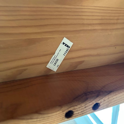 Τραπεζαρία Lasse IKEA μεταχειρισμένη με τέσσερις καρέκλες