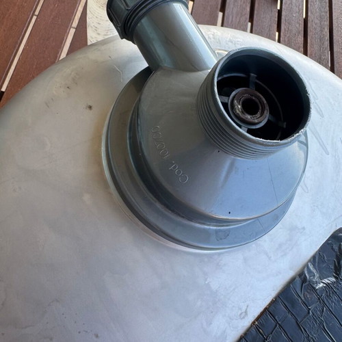 Teka round stainless steel inset sink used