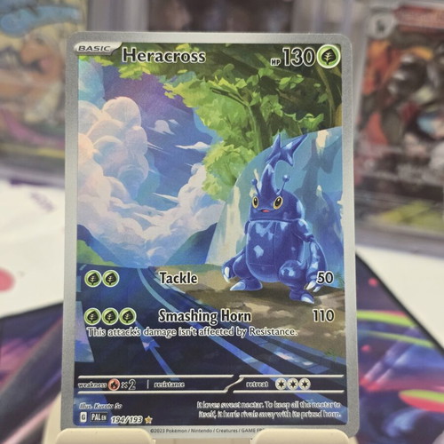 Pokemon Heracross card PAL 194