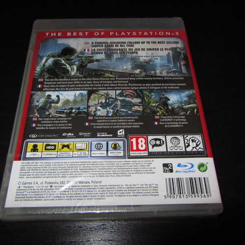 Sniper 2 Ghost Warrior Sony PS3 καινούργιο σφραγισμένο