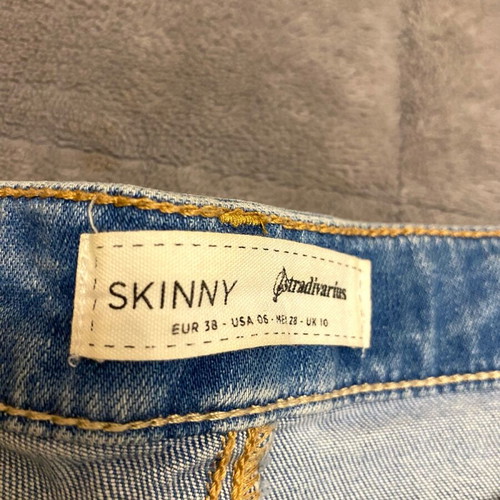 Stradivarius Skinny Jean like new, blue, size M 38 10