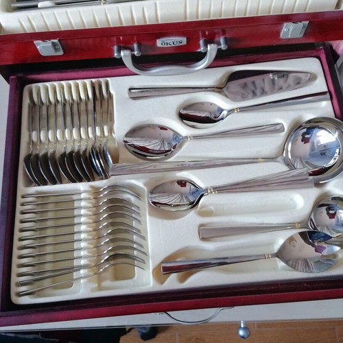 Okus cutlery set 72 pieces stainless steel new