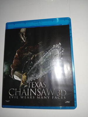 Texas Chainsaw 3D Blu-Ray movie like new, horror thriller
