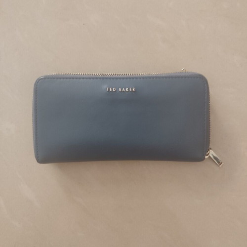 Ted Baker leather wallet blue used