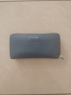Ted Baker leather wallet blue used