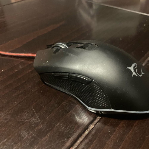 White Shark gaming mouse with RGB lighting, wired, like new