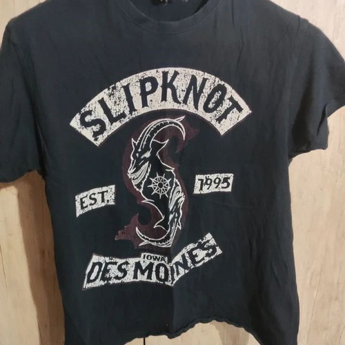 Slipknot t-shirt medium size used, black