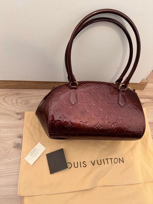 Louis Vuitton Vernis Sherwood Bordeaux handbag like new
