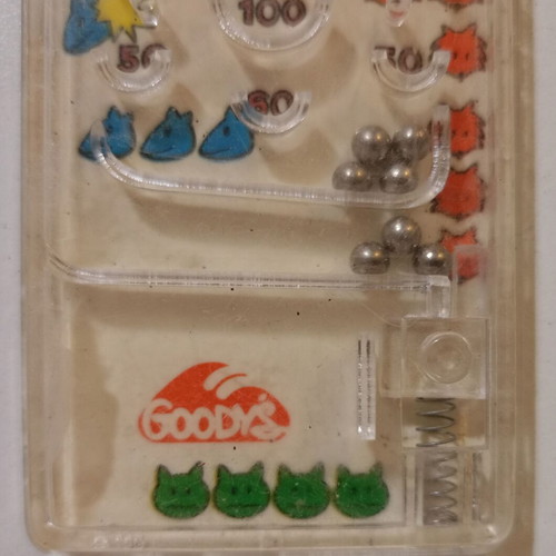 Vintage Goody's Decorative Keychain Flip Game Used