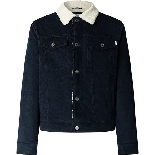 Pepe Jeans Joshua jacket new men's winter teddy sherpa blue M-L