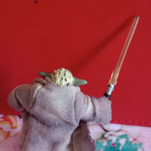 Star Wars Yoda Vintage Revenge of the Sith used with all accessories