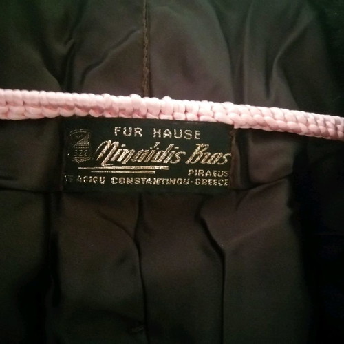 Mink fur bolero in black with 2 fur collars gift