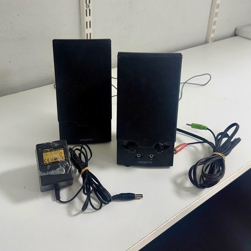 Creative Sound Blaster SBS270 stereo speakers set used with AC/DC adapter