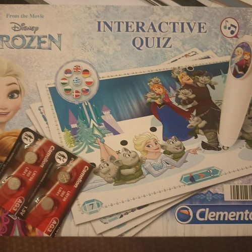 Frozen Interactive Quiz Clementoni like new