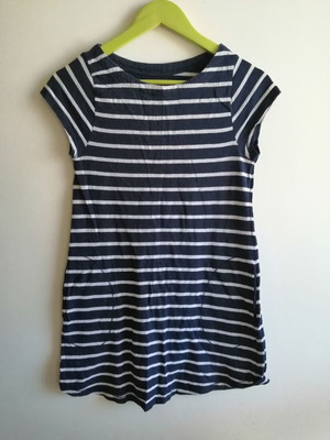 Zara long T-shirt used, blue, with pockets